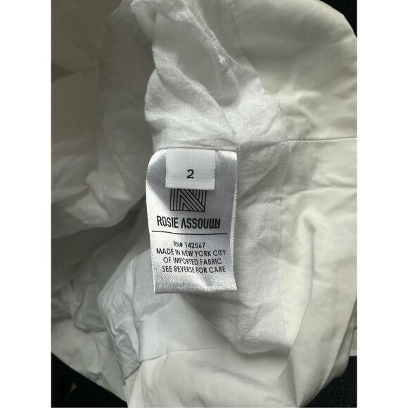 Rosie Assoulin White Blouse - Picture 9 of 9